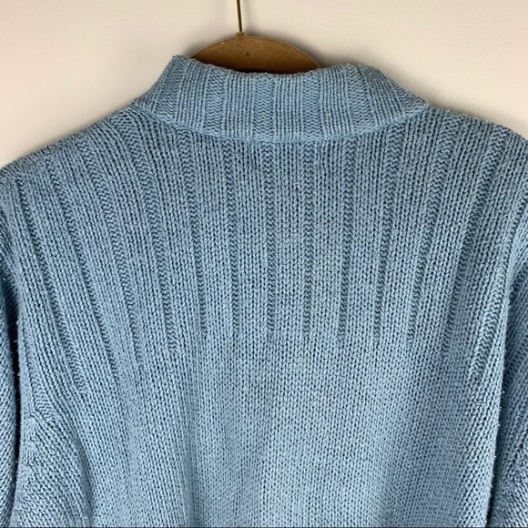 Venezia Jeans light Blue Full Zip Sweater Sz 26/28 - Picture 7 of 9